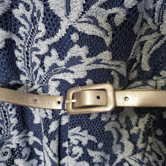 NWT Sabrina Blue Women's Dress Sleeveless Lace Size 26W - Picture 9 of 15